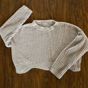 Cropped Pink Sweater